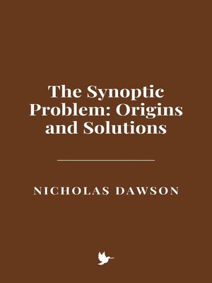 cover image of The Synoptic Problem